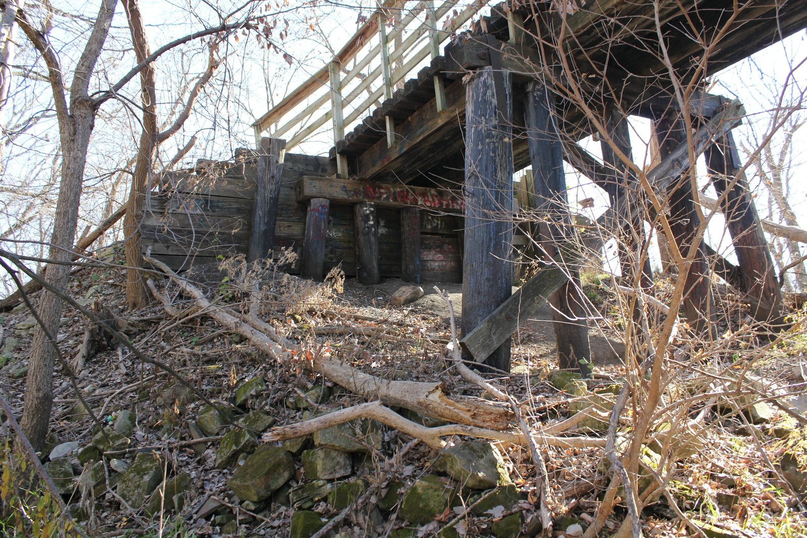 East abutment